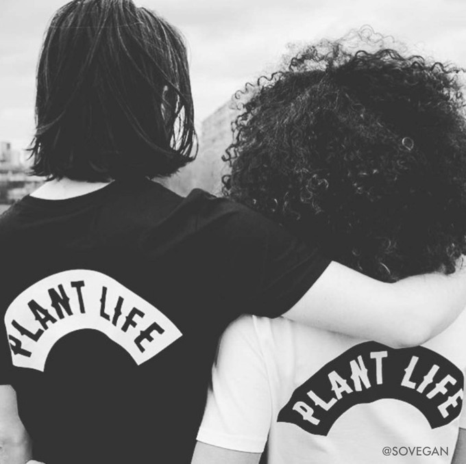 Plant Life Classic - Black T-Shirt from Plant Faced Clothing
