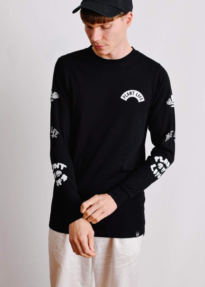 Plant Life Long Sleeve - Black from Plant Faced Clothing