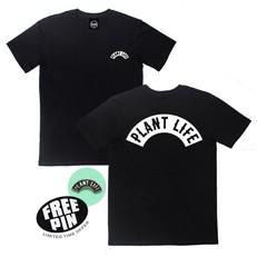 Plant Life Classic - Black T-Shirt via Plant Faced Clothing