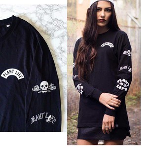 Plant Life Long Sleeve - Black from Plant Faced Clothing