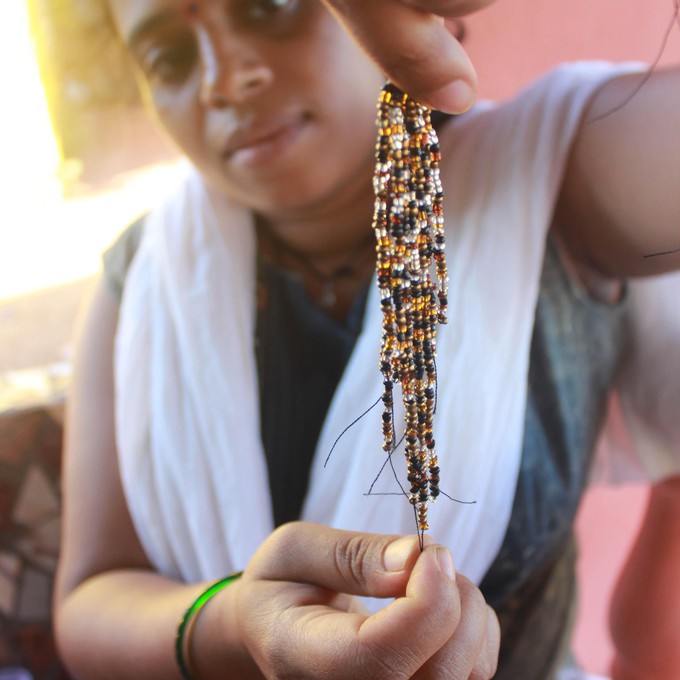 Riya Glass Beads Earrings from Project Três