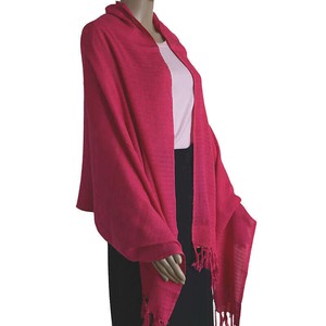 Shawl Pink - Natural Dyes - Beautiful, Ecofriendly & Fair from Quetzal Artisan