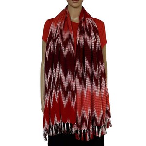 Shawl Jaspe Fire - Natural Dyes - Ecofriendly & Fairtrade from Quetzal Artisan