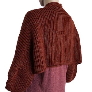 Bolero Scarf Bordeaux - Alpaca Wool & Pima Cotton - Stylish from Quetzal Artisan