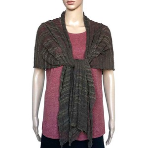 Shawl Moss Green - Pima Cotton and Bamboo - Lightweight from Quetzal Artisan