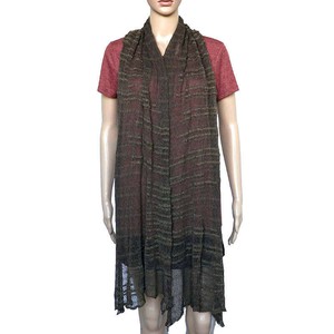 Shawl Moss Green - Pima Cotton and Bamboo - Lightweight from Quetzal Artisan