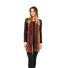 Bamboo Scarf Autumn - With Ribbon - Beautiful and Fairtrade via Quetzal Artisan