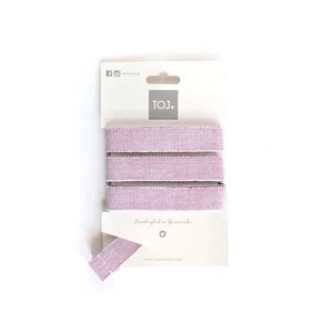 Sandals Mauve - Cotton Straps - Handmade and Fairtrade from Quetzal Artisan