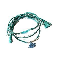 Bracelet Turquoise - 3 strands - Beautiful & Fairtrade via Quetzal Artisan