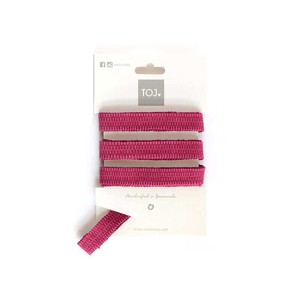 Sandals Dark pink - Cotton Straps - Handmade and Fairtrade from Quetzal Artisan