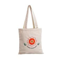 Eco Tote Bag Primavera - Ecru Cotton - Ecofriendly and Fair via Quetzal Artisan