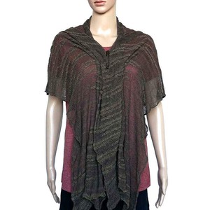 Shawl Moss Green - Pima Cotton and Bamboo - Lightweight from Quetzal Artisan