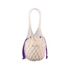 Eco Handbag Ecru Cotton - Net Bag and Pouch - Stylish & Fair via Quetzal Artisan