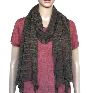 Shawl Moss Green - Pima Cotton and Bamboo - Lightweight from Quetzal Artisan