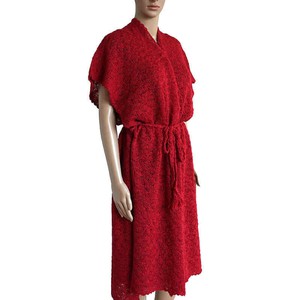Poncho Tunic Red - Handwoven - Alpaca Wool - Stylish & Warm from Quetzal Artisan