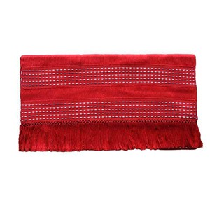 Table Runner Red Strawberry - Cotton - 68" x 17" - Fairtrade from Quetzal Artisan