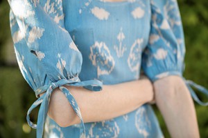 The Chermarn Mini Dress in Sky Blue from Rare & Fair The Chermarn Mini Dress in Sky Blue from Rare & Fair