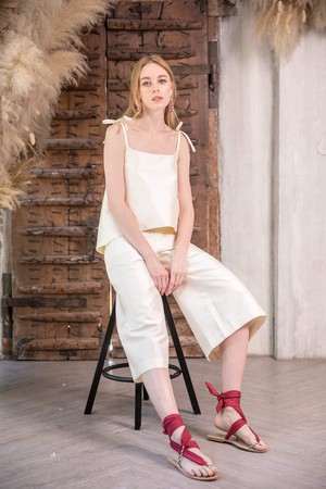 The Dawn Co Ord Set in Cream from Rare & Fair The Dawn Co Ord Set in Cream from Rare & Fair