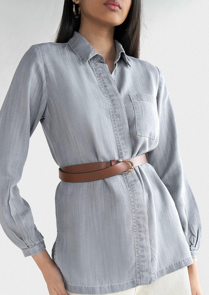 Shades of Everyday Top in Stone Grey from Reistor