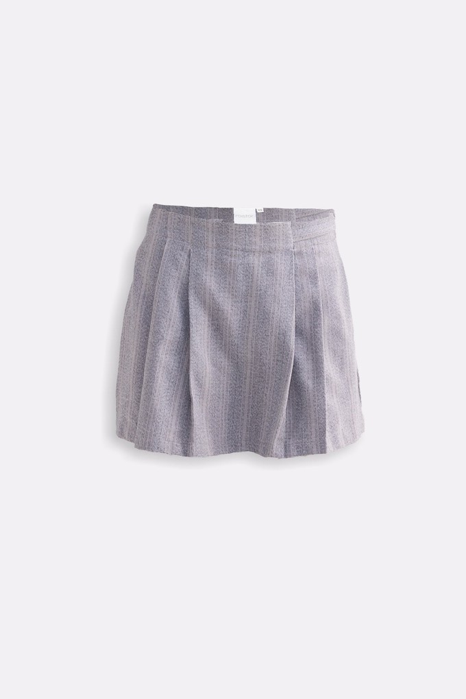 Cotton Tweed Skort in Grey from Reistor