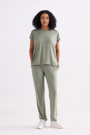 Wide Leg Pant in Olive from Reistor