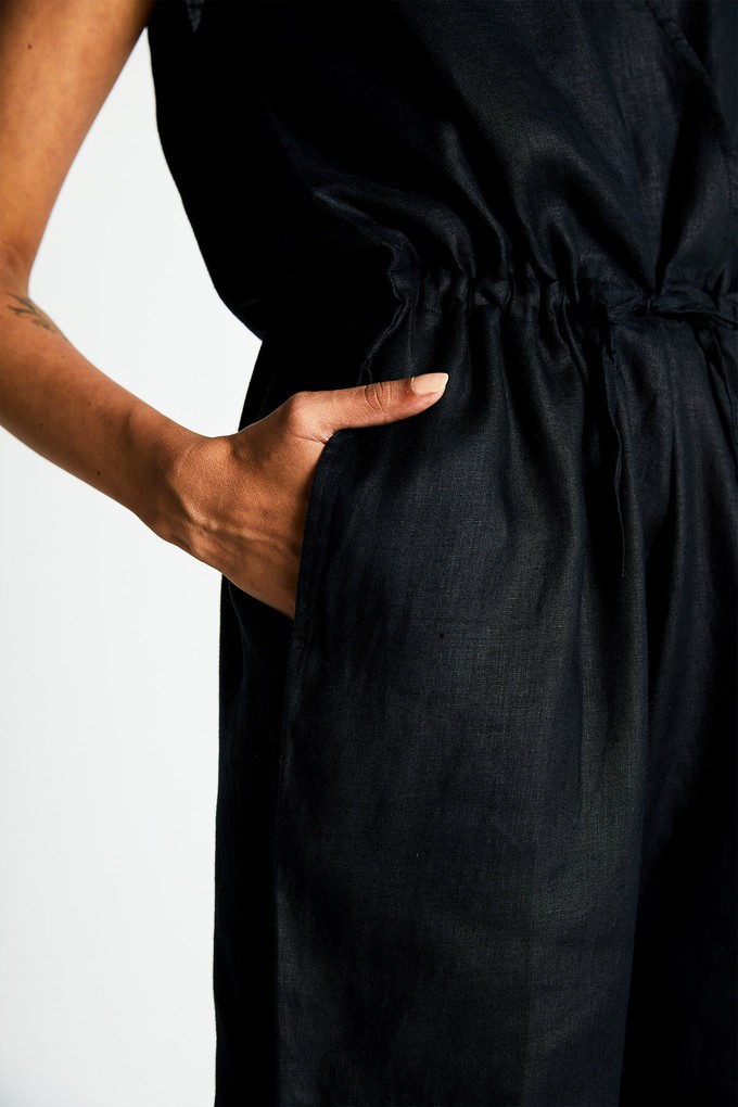 Smoke and Mirrors Romper in Black from Reistor