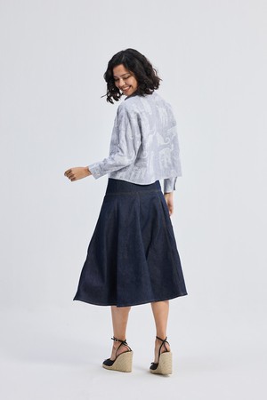 Oversized Boxy-fit Shirt in Animal Print from Reistor