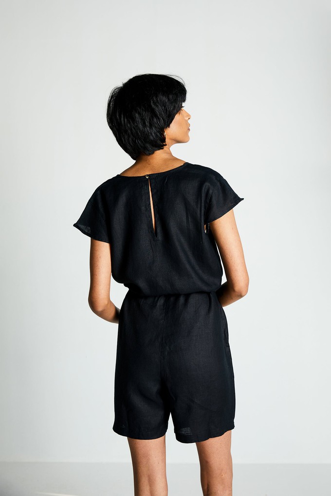 Smoke and Mirrors Romper in Black from Reistor