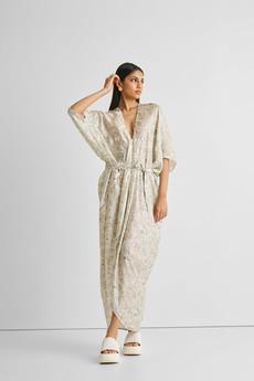 Silky Kaftan Dress via Reistor