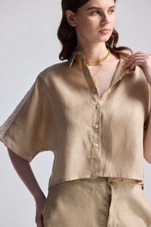 Boxy Shirt with Lace Set from Reistor