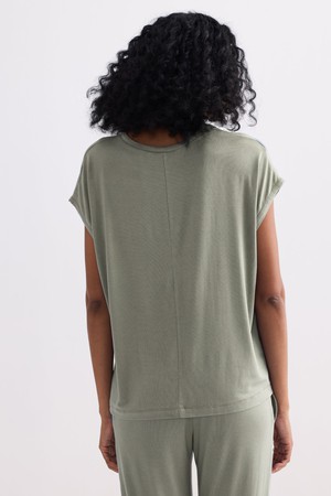 Relaxed Tee Set in Olive from Reistor