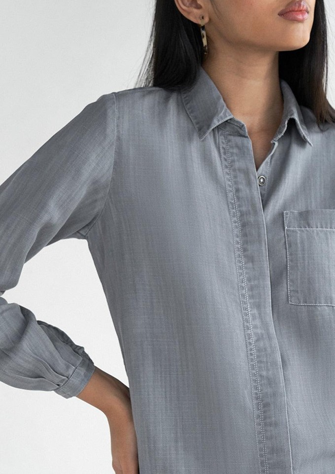 Shades of Everyday Top in Stone Grey from Reistor