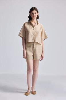 Boxy Shirt with Lace Set via Reistor