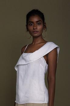 Wandering Wave Shirt in White via Reistor