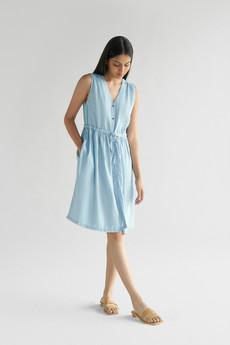 Pina Colada Dress in Ocean Blue via Reistor