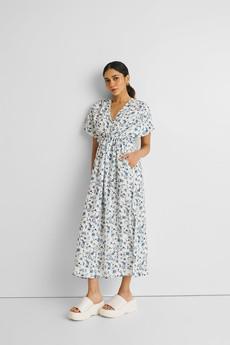 Gathered Maxi Dress via Reistor