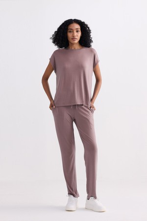 Wide Leg Pant in Dusty Rose from Reistor