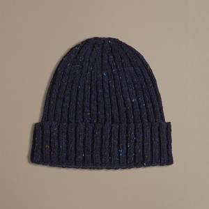 Unisex Donegal Beanie | Navy Blue from ROVE