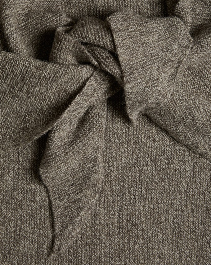 Triangle Scarf | Mushroom Marl from ROVE