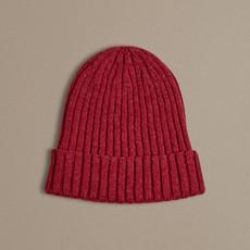Lambswool Beanie | Red via ROVE