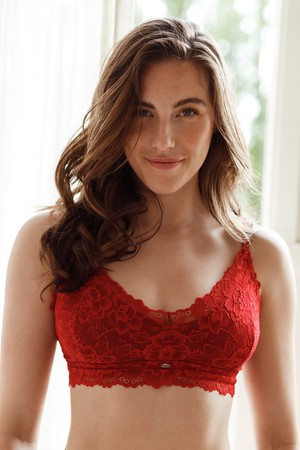 Willow Bra - Red from Savara Intimates