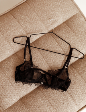 Outlined Bra - Juniper Black from Savara Intimates