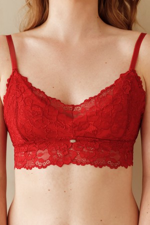 Willow Bra - Red from Savara Intimates