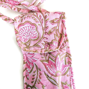 Block-Printed Crossbody Mobile Phone Cell Phone Bag With Slim Pocket from Shakti.ism
