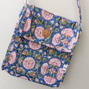 Quilted Block-Printed Cotton Crossbody Bag – Fair Trade Handmade Eco-Friendly Satchel from Shakti.ism