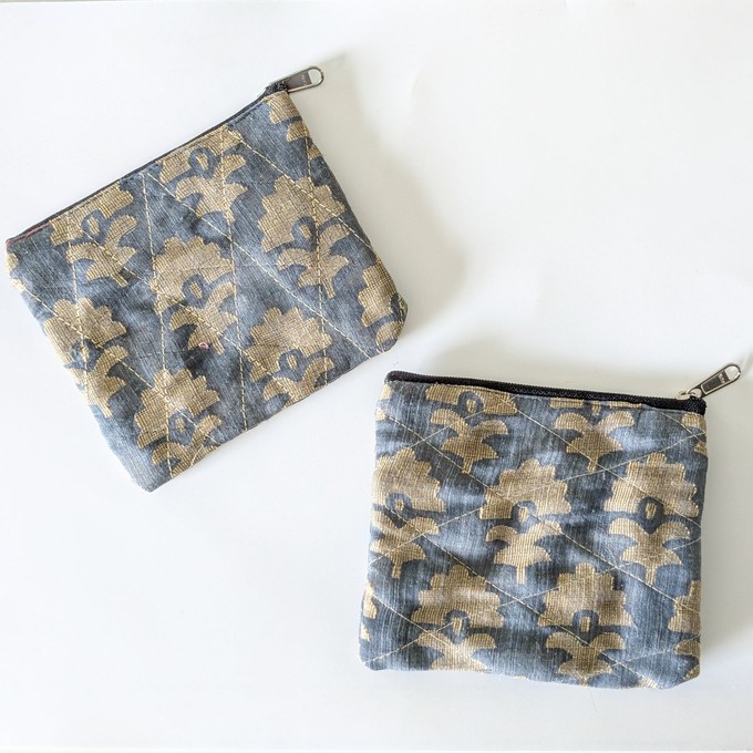 Handmade sari coin pouches from Shakti.ism