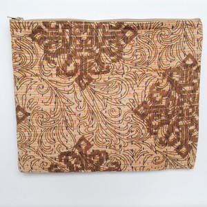 Upcycled sari clutch with kantha stitch from Shakti.ism