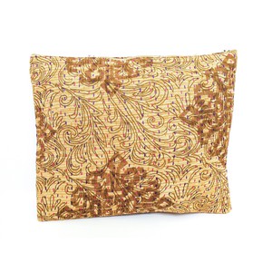 Upcycled sari clutch with kantha stitch from Shakti.ism