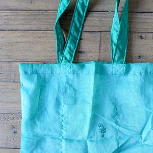 Slim Sari Tote Bag with Pocket: Ethically Handmade in India from Shakti.ism
