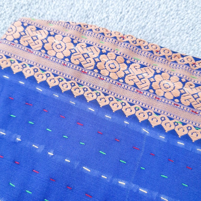 Silk sari cushion cover from Shakti.ism